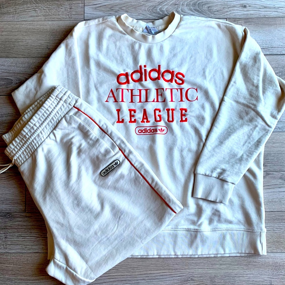 Adidas sweatshirt & pants NWOT